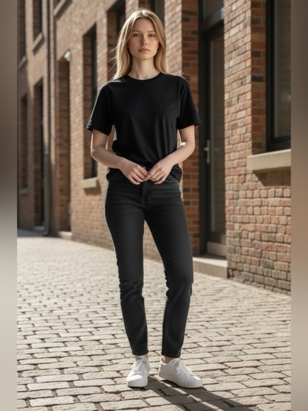 🫶🏻 Eileen Fisher Light Black Slim Petite Jeans